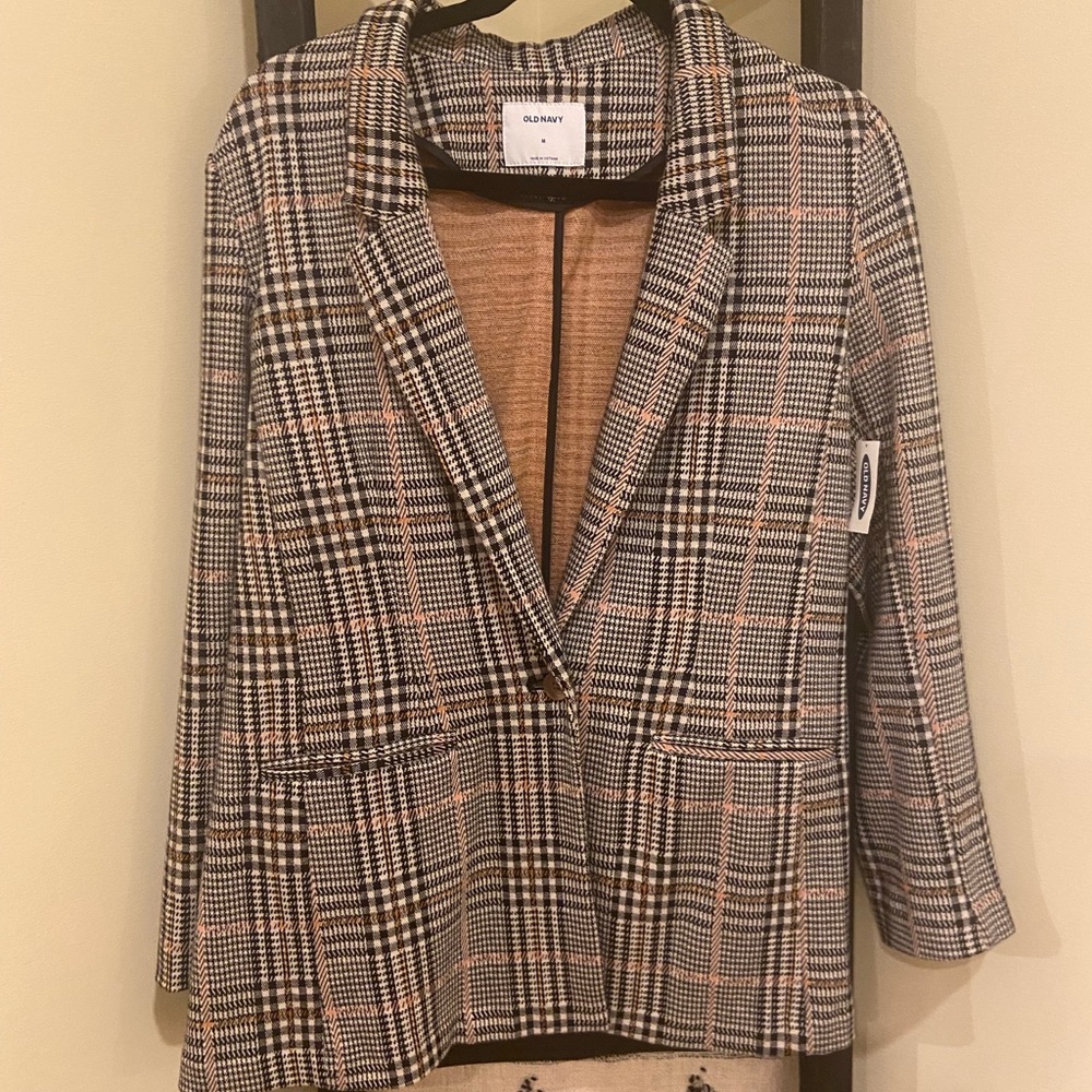Plaid blazer
